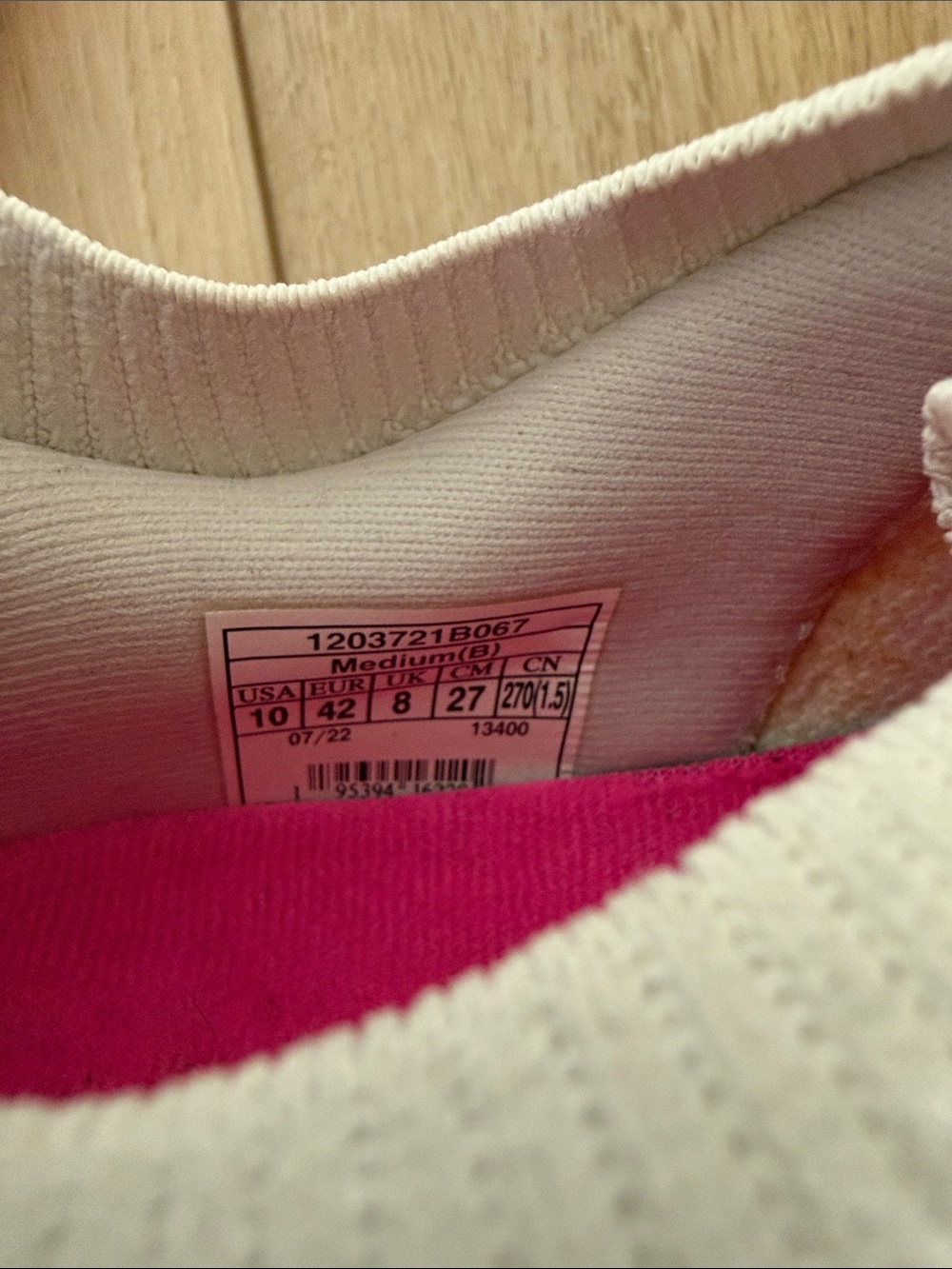 Brooks Women's White Running Shoes with Pink Accent - Picture 5 of 5